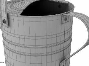 metal watering can 3D Model