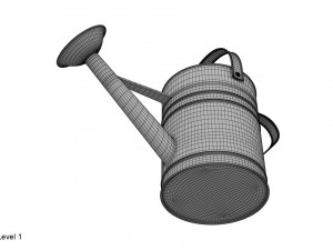 metal watering can 3D Model