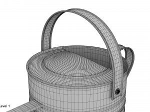 metal watering can 3D Model