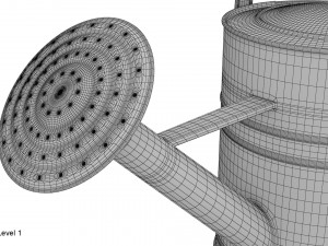 metal watering can 3D Model