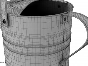 metal watering can 3D Model
