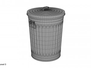 garbage can 3D Модель
