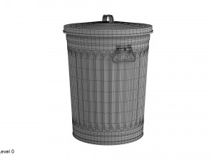 garbage can 3D Модель