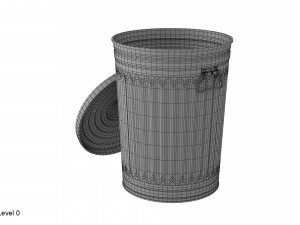 garbage can 3D Модель