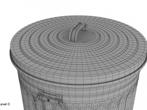 garbage can 3D Модель