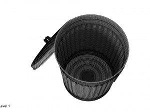 garbage can 3D Модель