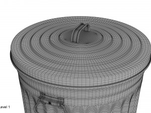 garbage can 3D Модель