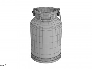milk can 3D Model