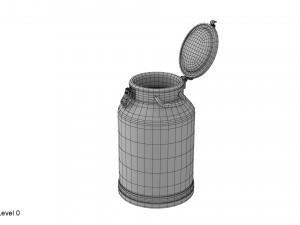 milk can 3D Model