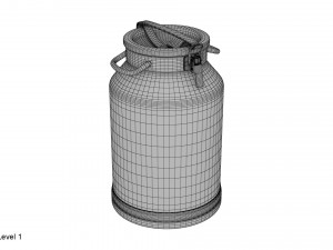 milk can 3D Model