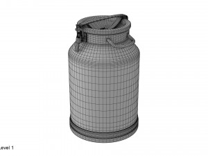 milk can 3D Model