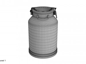 milk can 3D Model
