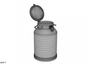 milk can 3D Model
