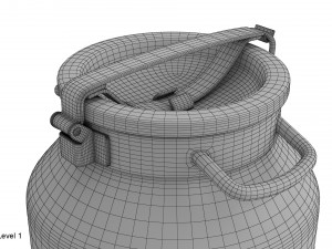 milk can 3D Model