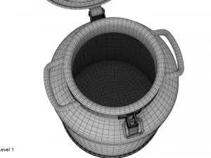 s&uuml;t kutusu 3D Model