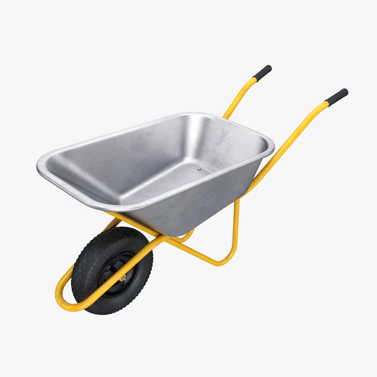 Schubkarre 3D Modell .c4d .max .obj .3ds .fbx .stl .blend 