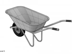 Schubkarre 3D Modell