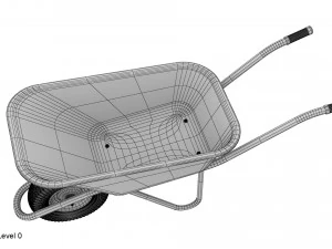 Schubkarre 3D Modell