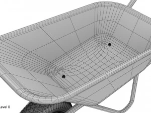 Schubkarre 3D Modell