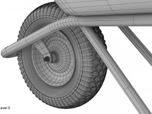 Schubkarre 3D Modell