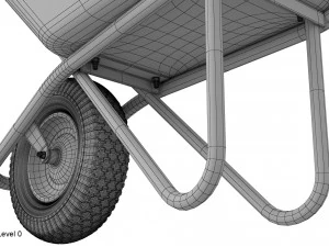 Schubkarre 3D Modell