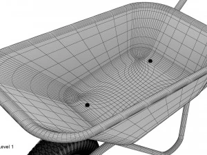 Schubkarre 3D Modell