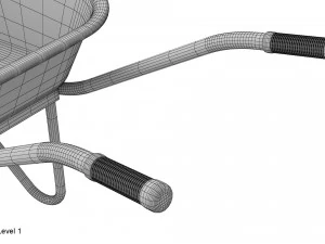 Schubkarre 3D Modell