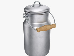 milk can small 3D Model