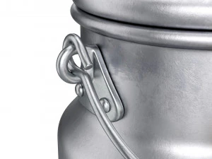 milk can small 3D Model