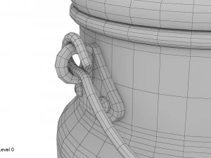 milk can small 3D Model