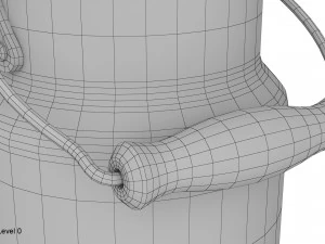 milk can small 3D Model