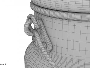 milk can small 3D Model