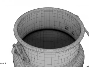 milk can small 3D Model