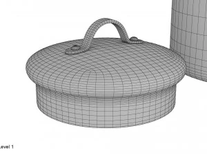 milk can small 3D Model