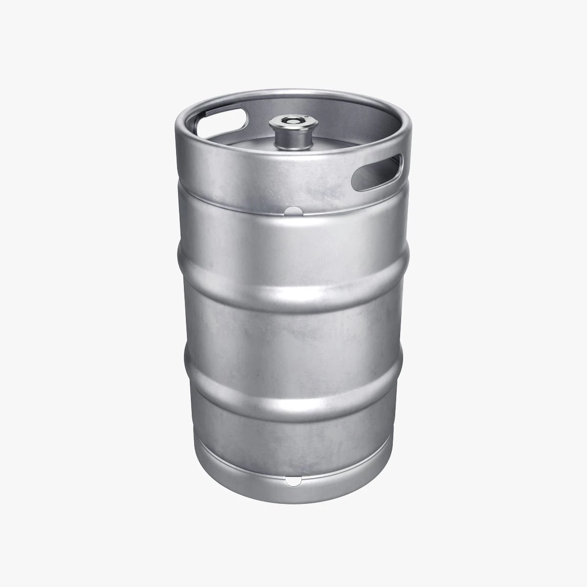 beer keg 50l 3D Model .c4d .max .obj .3ds .fbx .stl .blend 