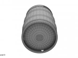 beer keg 50l 3D Model