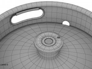 beer keg 50l Modèle 3D