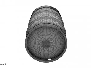 beer keg 50l 3D Model