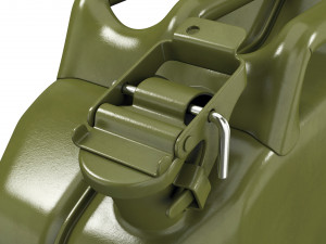 gasoline canister green jerry can Modèle 3D