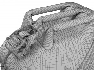 gasoline canister green jerry can Modèle 3D
