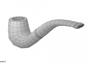 담배 파이프 3D 모델