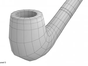 담배 파이프 3D 모델