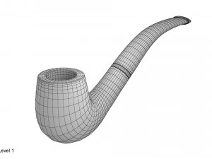 담배 파이프 3D 모델