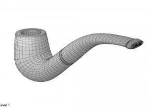 담배 파이프 3D 모델