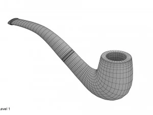 담배 파이프 3D 모델