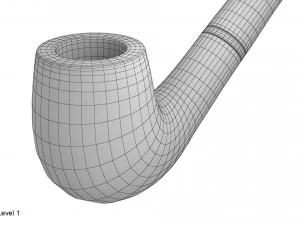 담배 파이프 3D 모델