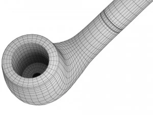 담배 파이프 3D 모델