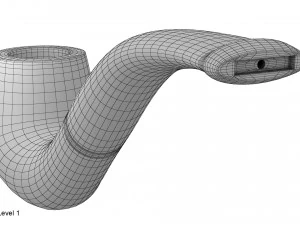 담배 파이프 3D 모델