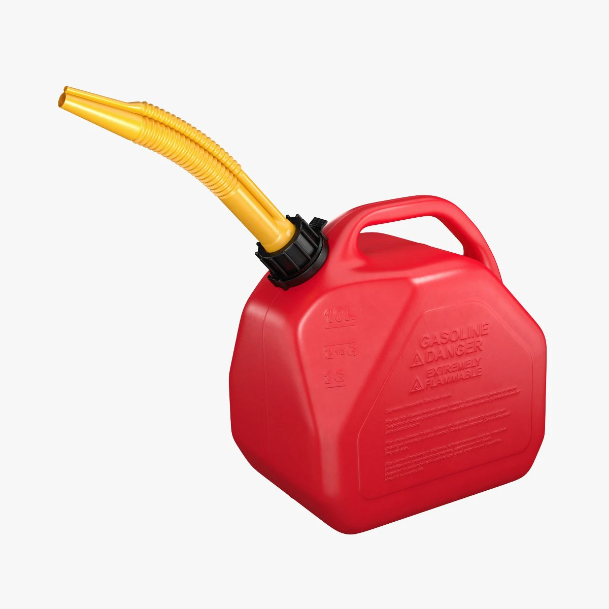 red gas can 3D Model .c4d .max .obj .3ds .fbx .stl .blend 