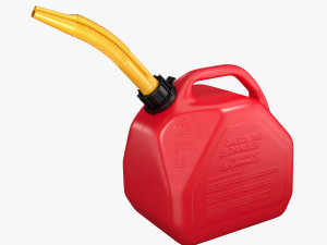 red gas can 3D 模型